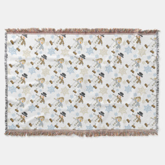 Couverture Snowman Snowflake Motif