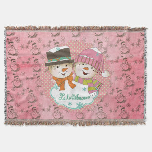 Couverture Snowmen et plus Snowmen Holiday Thon