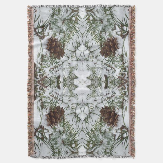 Couverture Snowy Pine Cone I (devant Vertical)