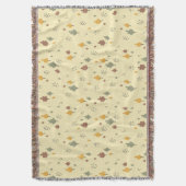 Couverture Soft Fall Vibe" Scattered Leaf (devant Vertical)