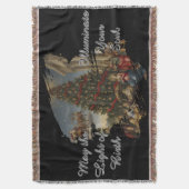 Couverture Soft Fleece Nativity Christmas Throw Blanket (devant Vertical)