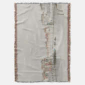 Couverture Soft Neutral Venice Canal Sketch Art (devant Vertical)