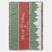 Couverture Solive Merry Christma Last Nom Snowflake (devant Vertical)