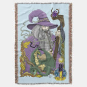 Couverture Sorcier celtiqueDragon Fantastique Violet (devant Vertical)