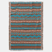 Couverture Southwest Style Geometric Cameron Gorge Design (devant Vertical)