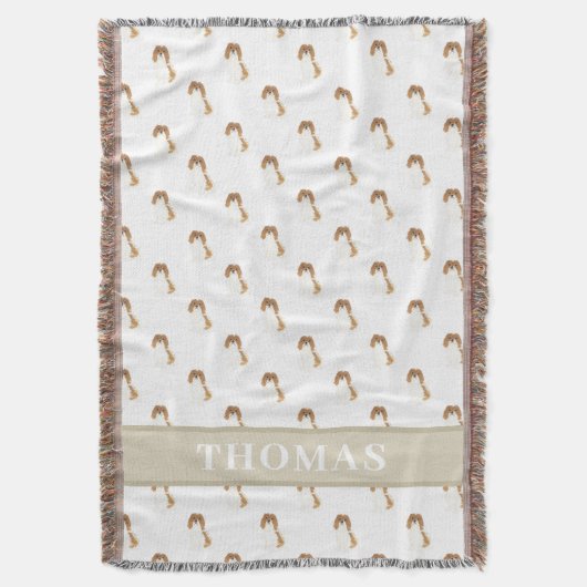 Couverture Spaniel Cavalier King Charles Blenheim Rose & Blan (devant Vertical)