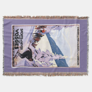 Couverture Spectateurs observant l'affiche de skieur