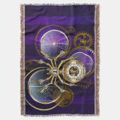 Couverture Spider Steampunk sur Arrière - plan pourpre (devant Vertical)