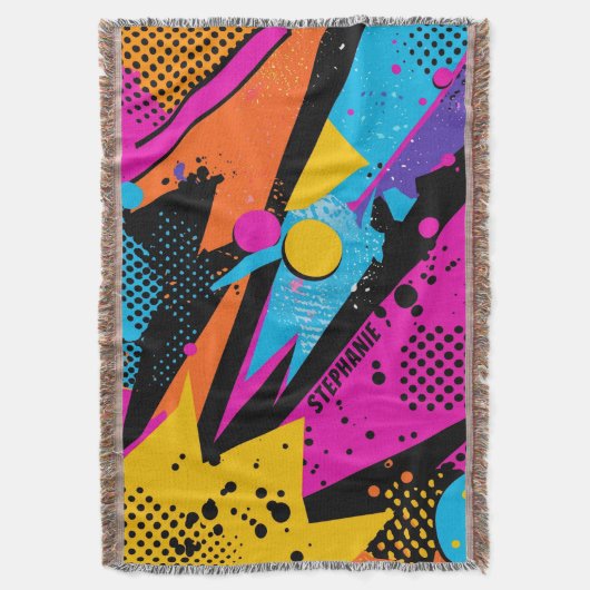 Couverture Splash couleur Abstrait dans le style comique rétr (devant Vertical)