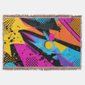 Couverture Splash couleur Abstrait dans le style comique rétr (Devant)