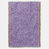 Couverture Spots aléatoires - Blanc sur violet profond (devant Vertical)