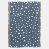 Couverture Spots Dalmatiens Bleus Marine, Points Dalmatiens, (devant Vertical)