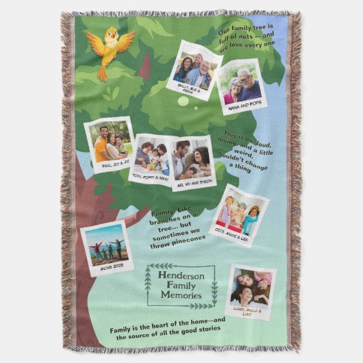Couverture Spring & Summer Tree Family Quotes & Memories (devant Vertical)