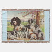 Couverture springer spaniel maman et chiots (Devant)