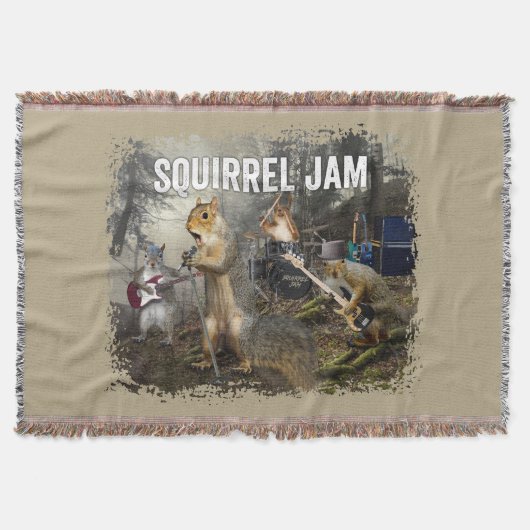 Couverture Squirrel Jam - drôle de groupe de rock (Devant)