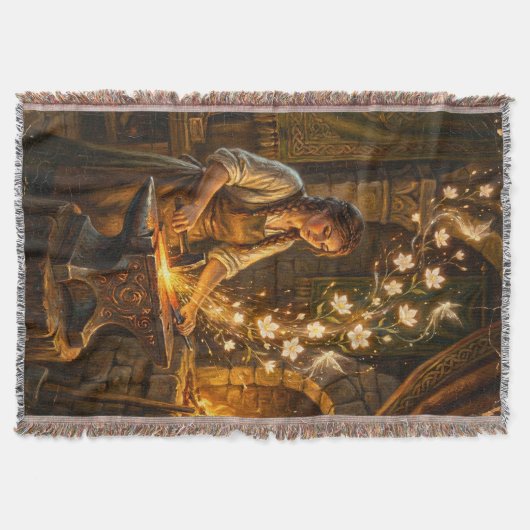 Couverture St Brigid Blacksmith Fairies Flowers Fantasy Art (Devant)