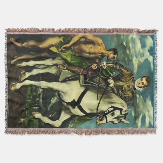 Couverture St Martin de Tours - San Martin Caballero Blanket (Devant)