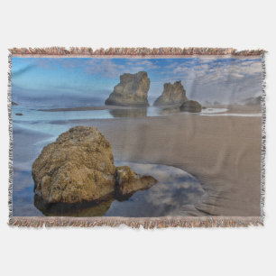 Couverture Stacks marins sur la plage de Bandon à Bandon, Ore