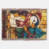 Couverture Stained Glass Christmas Penguin (Devant)