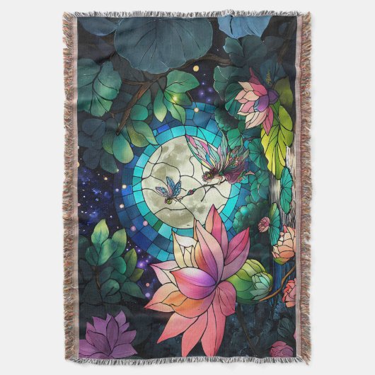 Couverture Stained Glass Little Fairy With Dragonfly (devant Vertical)