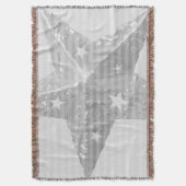 Couverture Star Grey et White Motif moderne (devant Vertical)