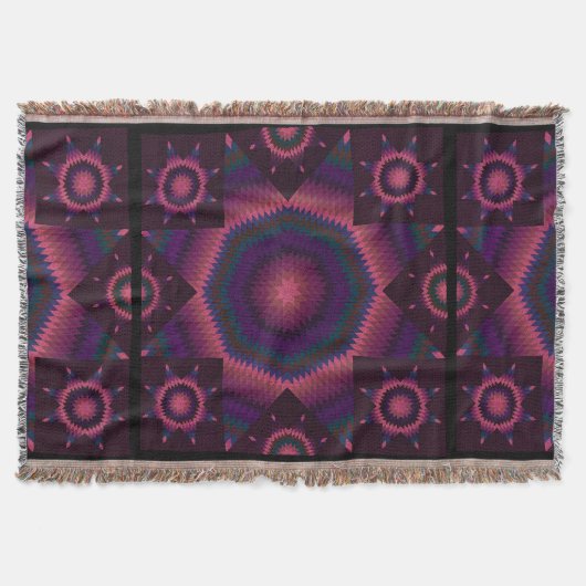 Couverture Star of Bethlehem Quilt berries (Devant)