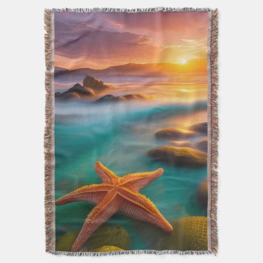 Couverture Starfish sur la plage à Sunrise (devant Vertical)
