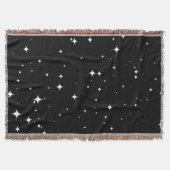 Couverture Starry Night 8K Seamless Pattern Throw Blanket (Devant)