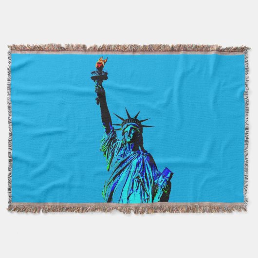 Couverture Statue bleue de Lady Liberty (Devant)