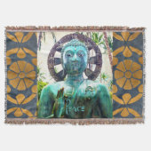 Couverture Statue de Bouddha Turquoise Asiatique Photo Citati (Devant)