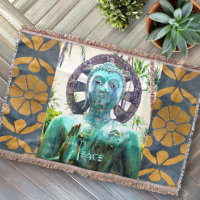 Statue de Bouddha Turquoise Asiatique Photo Citati