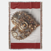 Couverture Steampunk Élégant Clockwork Gear Coeur (devant Vertical)
