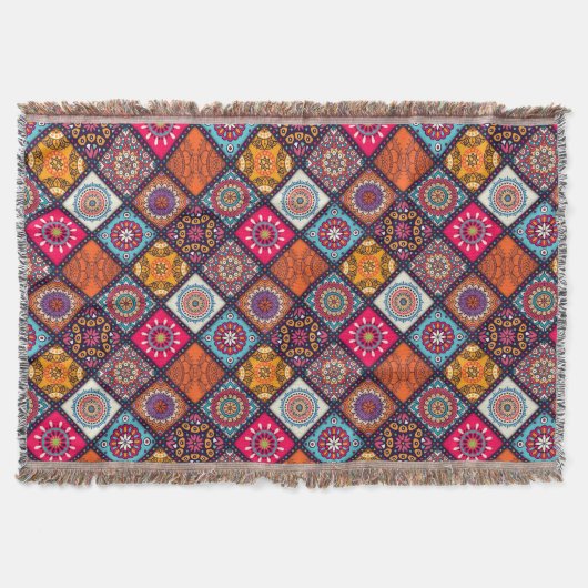 Couverture style boho coloré (Devant)