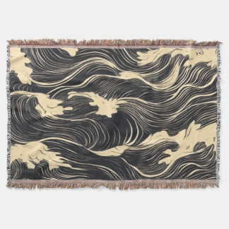 Couverture Style côtier Motif vague