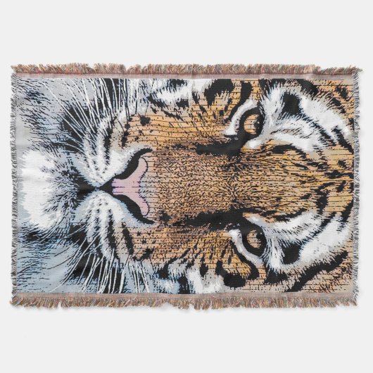Couverture Style de presse graphique Wild Tiger Portrait (Devant)