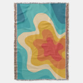 Couverture Style rétro coloré design tourbillon (devant Vertical)