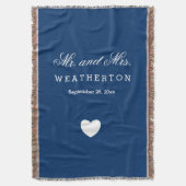 Couverture Style simple M. et Mme Noms des Mariages Date A30 (devant Vertical)