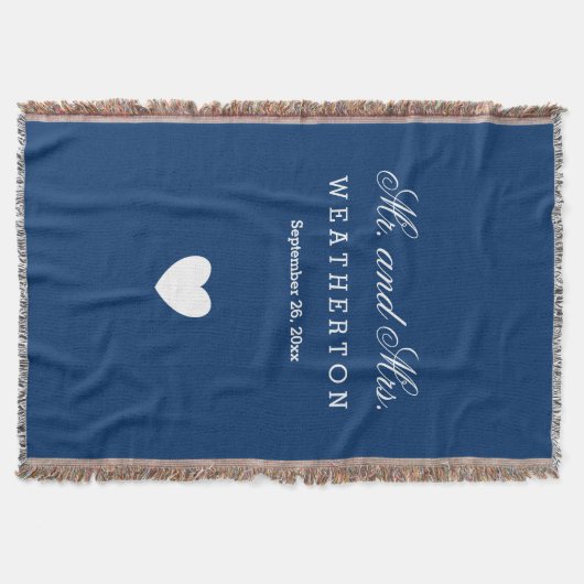 Couverture Style simple M. et Mme Noms des Mariages Date A30 (Devant)