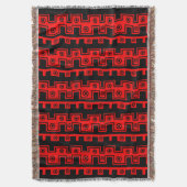 Couverture Style tribal II - Noir sur rouge (devant Vertical)