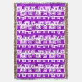 Couverture Style tribal II - Violet sur blanc (devant Vertical)