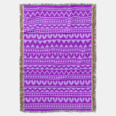 Couverture Style tribal - Tons de pourpre (devant Vertical)