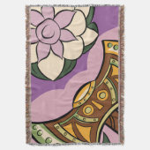 Couverture Stylized Axe and Flower Design (devant Vertical)