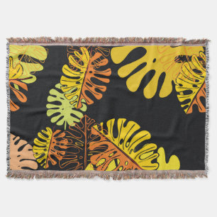 Couverture Summer Tropical Feuille Design Vintage