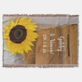 Couverture Sunflower et Voile nuptiale Mariage campagnard Kee (Devant)
