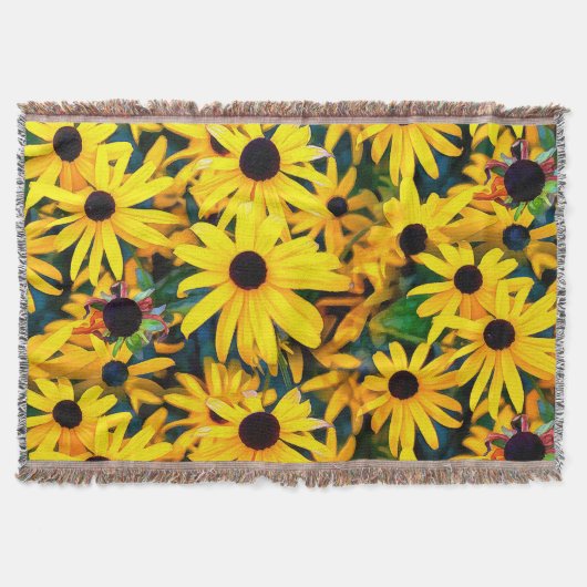 Couverture Sunny Rudbeckia Black Eyed Susan (Devant)