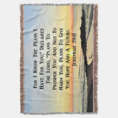 COUVERTURE SUNRISE JEREMIAH 29:11 BIBLE VERSE (devant Vertical)