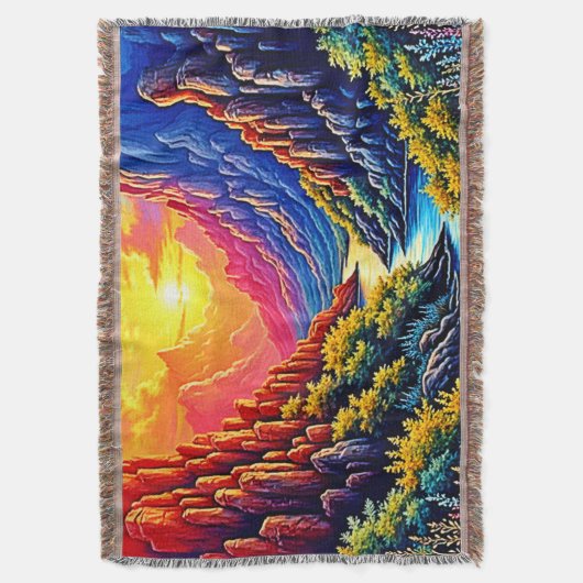 Couverture Sunset Canyon River Art (devant Vertical)