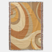 Couverture Super Orange Gold Brown Mid Century Moderne (devant Vertical)