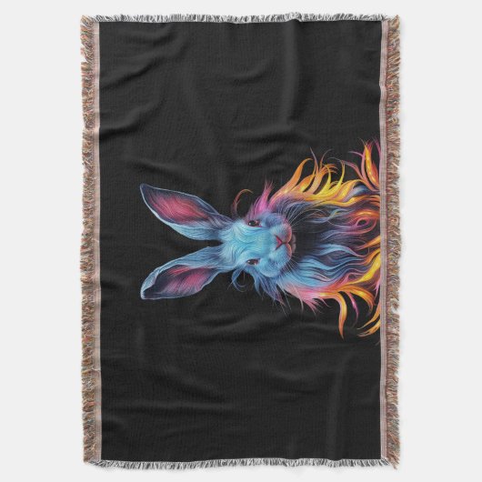 Couverture Superbe Lapin Bleu en feu (devant Vertical)