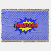 Couverture Superhero Kids Comic Book Nom personnalisé (Devant)